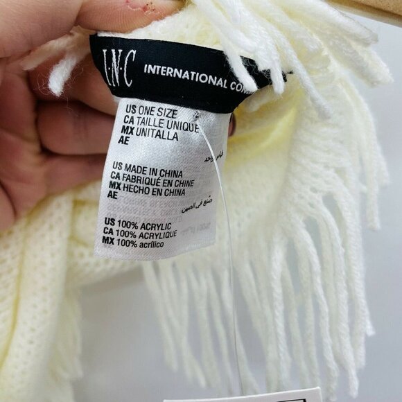 INC One Size Solid Raschel Infinity Scarf 1168 - Picture 5 of 5